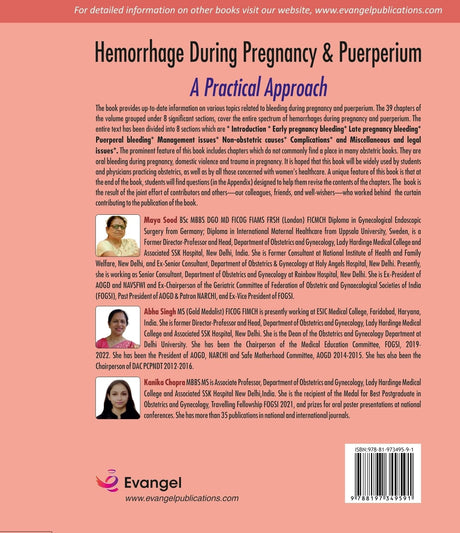 Hemorrhage During Pregnancy & Puerperium: A Practical Approach - Retail Maharaj