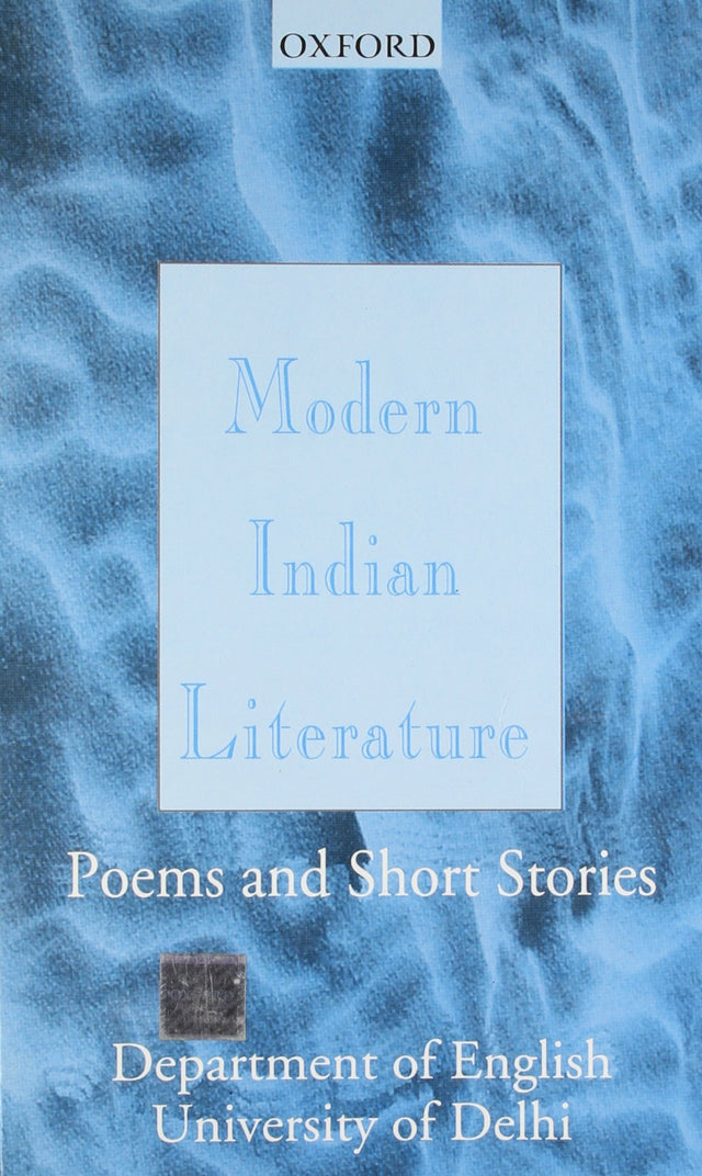 MODERN INDIAN LITERATURE: POEMS AND SHORT STORIES - Retail Maharaj
