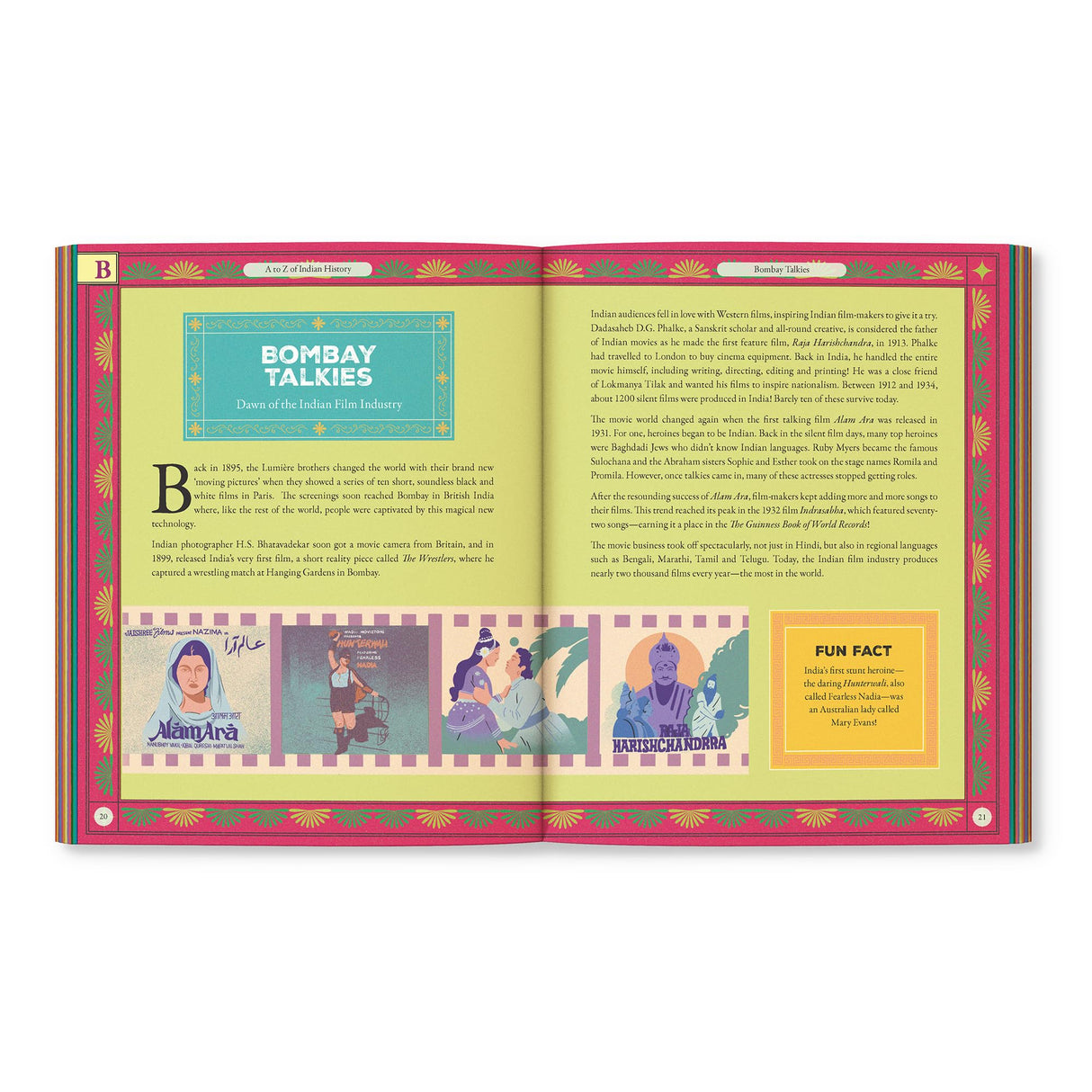 A-Z of Indian History: 80 Fun Stories from Ancient India to Independence: 80 Fun Stories from Ancient India to Independence | Cool Trivia, Bright Full-Coloured Illustrations | Ages 10+ - Retail Maharaj