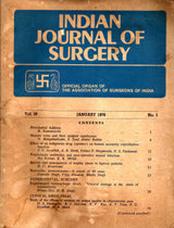 Indian Journal Of Surgery - Official Organ Of The Association Of Surgeons Of India - Vol. 38 , No. 1 To 12 ( January 1976 To December 1976 ) ( Set Of 12 Issues )