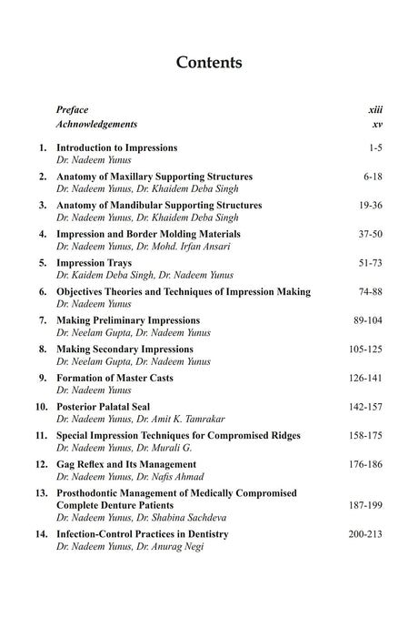 TEXTBOOK OF COMPLETE DENTURE IMPRESSIONS - Complete Knowledge of Impression Making - Retail Maharaj