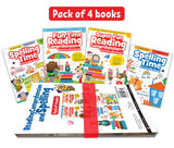 Reading Comprehension and Spelling Book Pack of 4 Books - Retail Maharaj