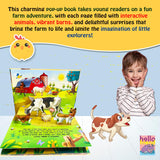 My First Amazing Pop up story Book Wonderful Day in the Farm with Bestime Fun and Colorful for Kids, Children and Toddlers - Ages 2+ Years - Retail Maharaj