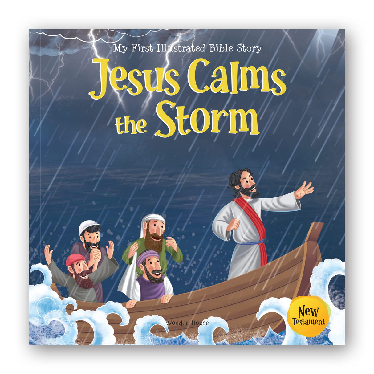 My First Illustrated Bible Story: Jesus Calms the Storm - Retail Maharaj