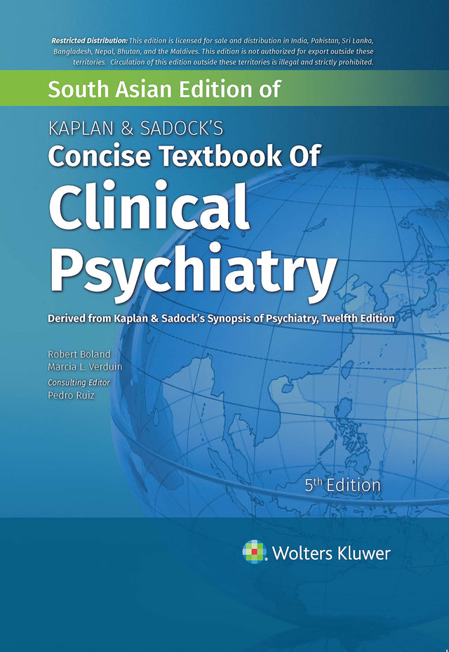 Kaplan & Sadock's Concise Textbook of Clinical Psychiatry, 5th South Asian ed - Retail Maharaj