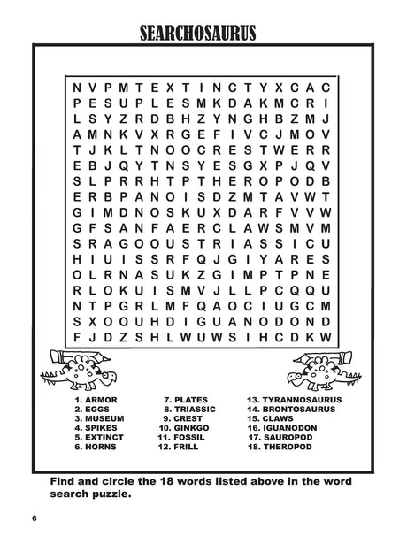 Awesome Dinosaur Activities for Kids: Mazes, Hidden Pictures, Word Searches, Secret Codes, Spot the Differences, and More!: Russian-English (Dover Kids Activity Books: Dinosaurs) - Retail Maharaj