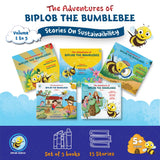 The Adventures of Biplob the Bumblebee Series - Volume 1 to 5 (Combo of 5 Books) | Fun and Educational Bedtime Storybook for Kids (Ages 3-9) with ... and Lessons on Friendship and Bravery. - Retail Maharaj