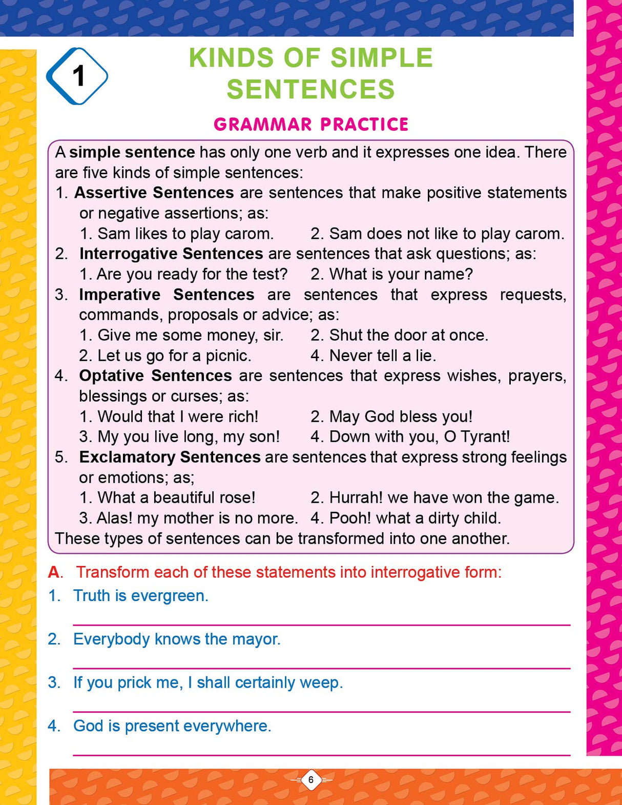 Graded English Grammar Practice Books 8 for Kids Age 5-12 Years – Fun Exercises, Colourful Illustrations, Alphabet, Grammar Concepts, Parts of Speech, and Independent Learning for Early and Advanced Learners - Retail Maharaj