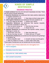 Graded English Grammar Practice Books 8 for Kids Age 5-12 Years – Fun Exercises, Colourful Illustrations, Alphabet, Grammar Concepts, Parts of Speech, and Independent Learning for Early and Advanced Learners - Retail Maharaj