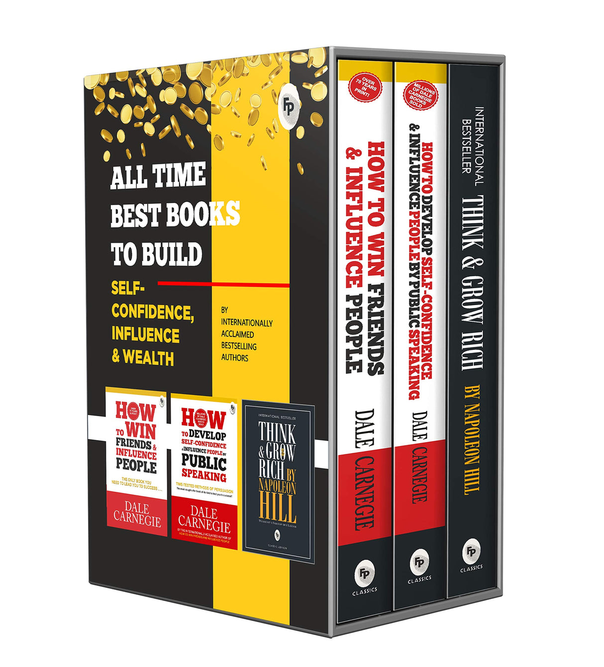 All Time Best Books To Build Self-Confidence, Influence & Wealth (Box Set of 3 Books) - Retail Maharaj