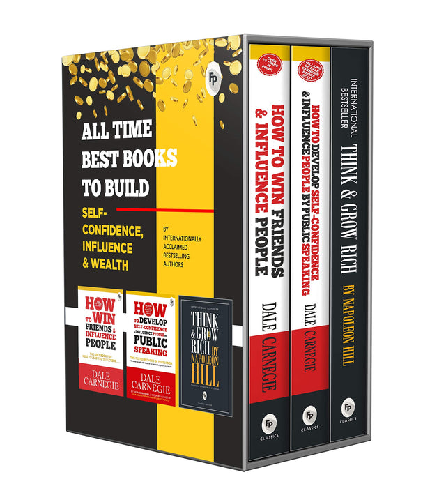 All Time Best Books To Build Self-Confidence, Influence & Wealth (Box Set of 3 Books) - Retail Maharaj