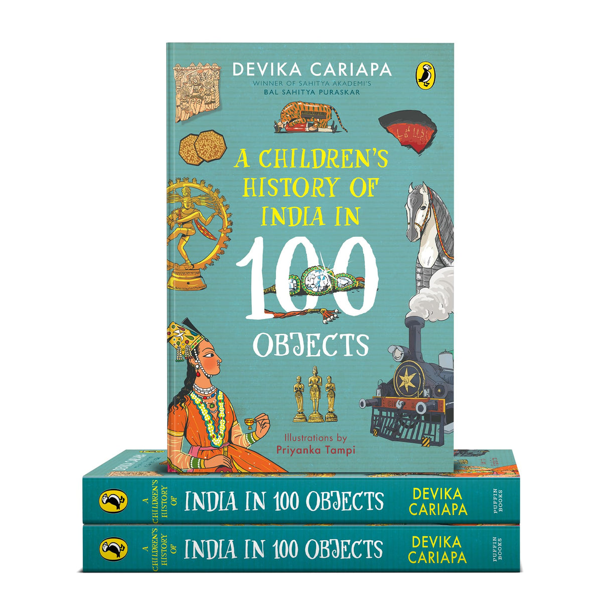A Children's History of India in 100 Objects: Indian History from Ancient Times to Present Day through Various Artefacts and Art | Full-Colour Illustrated Book for Young Readers - Retail Maharaj
