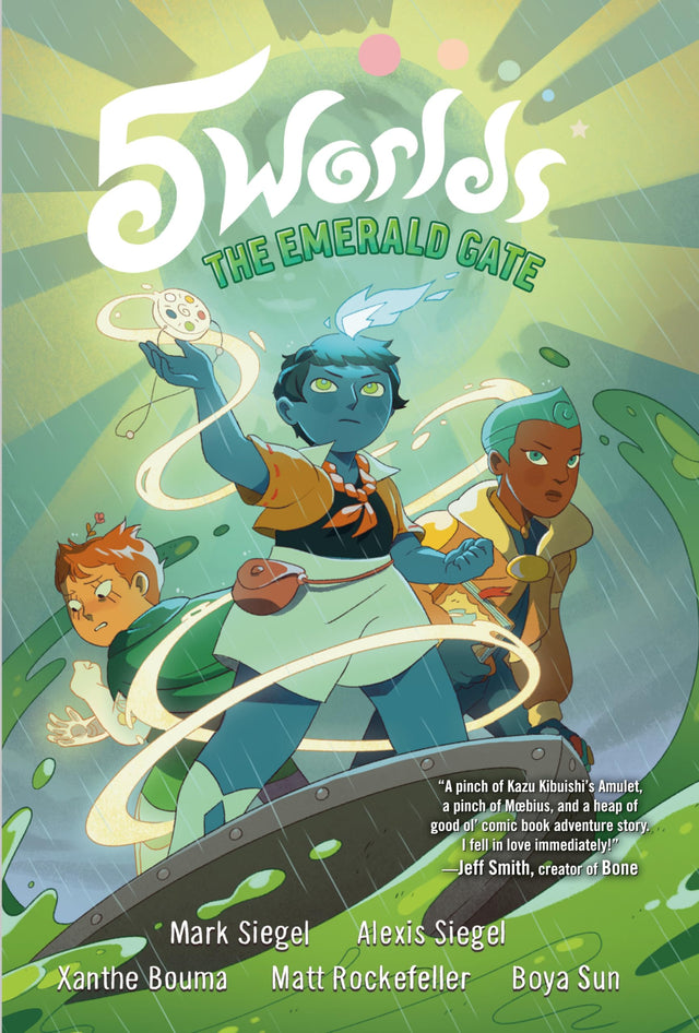 5 Worlds Book 5: The Emerald Gate: (A Graphic Novel) - Retail Maharaj
