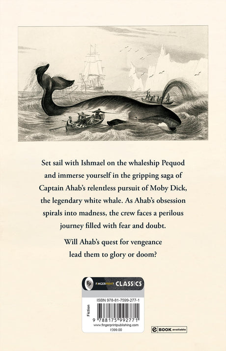 Moby Dick, or, The Whale by Herman Melville – An Epic Sea Adventure | Obsession and Revenge | American Literature | Literary Masterpiece | Themes of Man vs. Nature and the Human Condition | Timeless Classic - Retail Maharaj