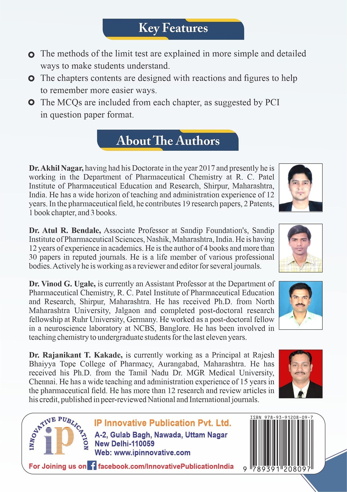 A Textbook of Pharmaceutical Inorganic Chemistry (As Per New PCI Syllabus) for B. Pharmacy, Ist Semester - Retail Maharaj