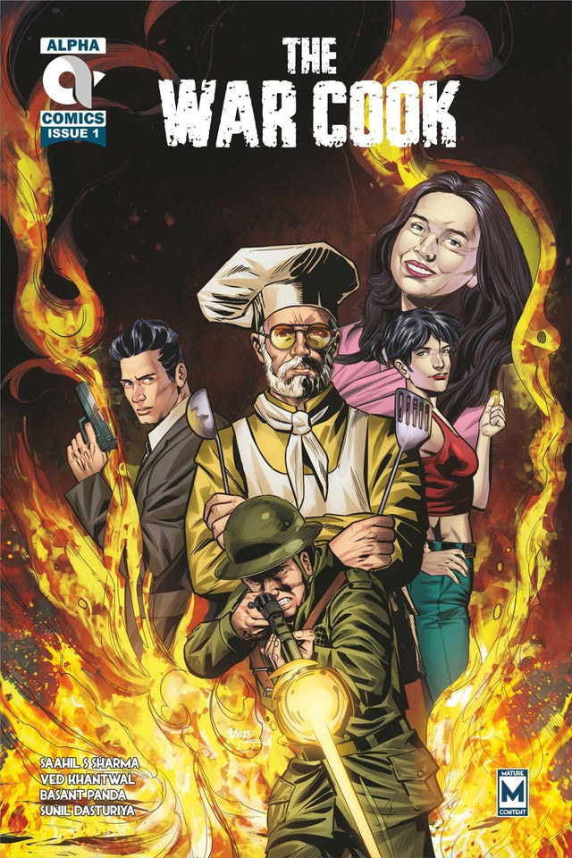 Alpha Comics | The War Cook | Issue 1 | Graphic Novel | New Release | English | Paperback - Retail Maharaj
