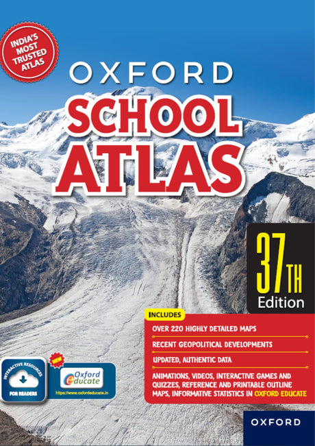 Oxford School Atlas 37th Edition | NEP Aligned - Retail Maharaj