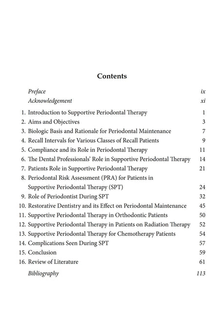 A Textbook of Supportive Periodontal Therapy : A Comprehensive Review For Post Graduate Students(Nov, 2019) - Retail Maharaj