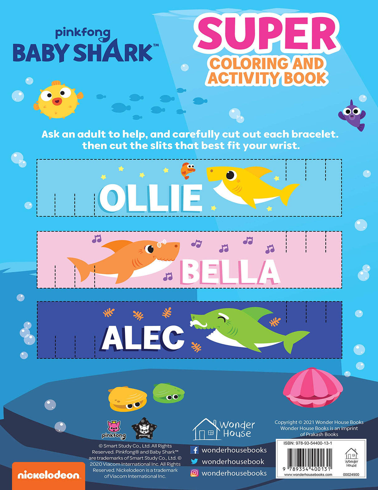 Pinkfong Baby Shark - Ocean Music : Super Coloring and Activity Book - Retail Maharaj