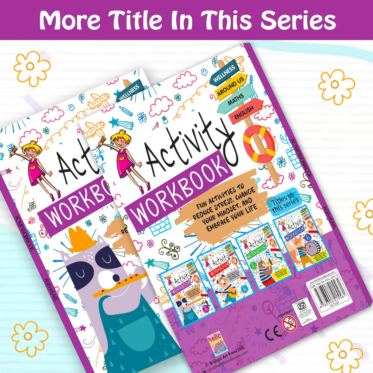 Hello Friend Books The Ultimate Activty Workbook: Fun, Interactive and Brain Boosting Activities For Kids 3+ Years - Retail Maharaj