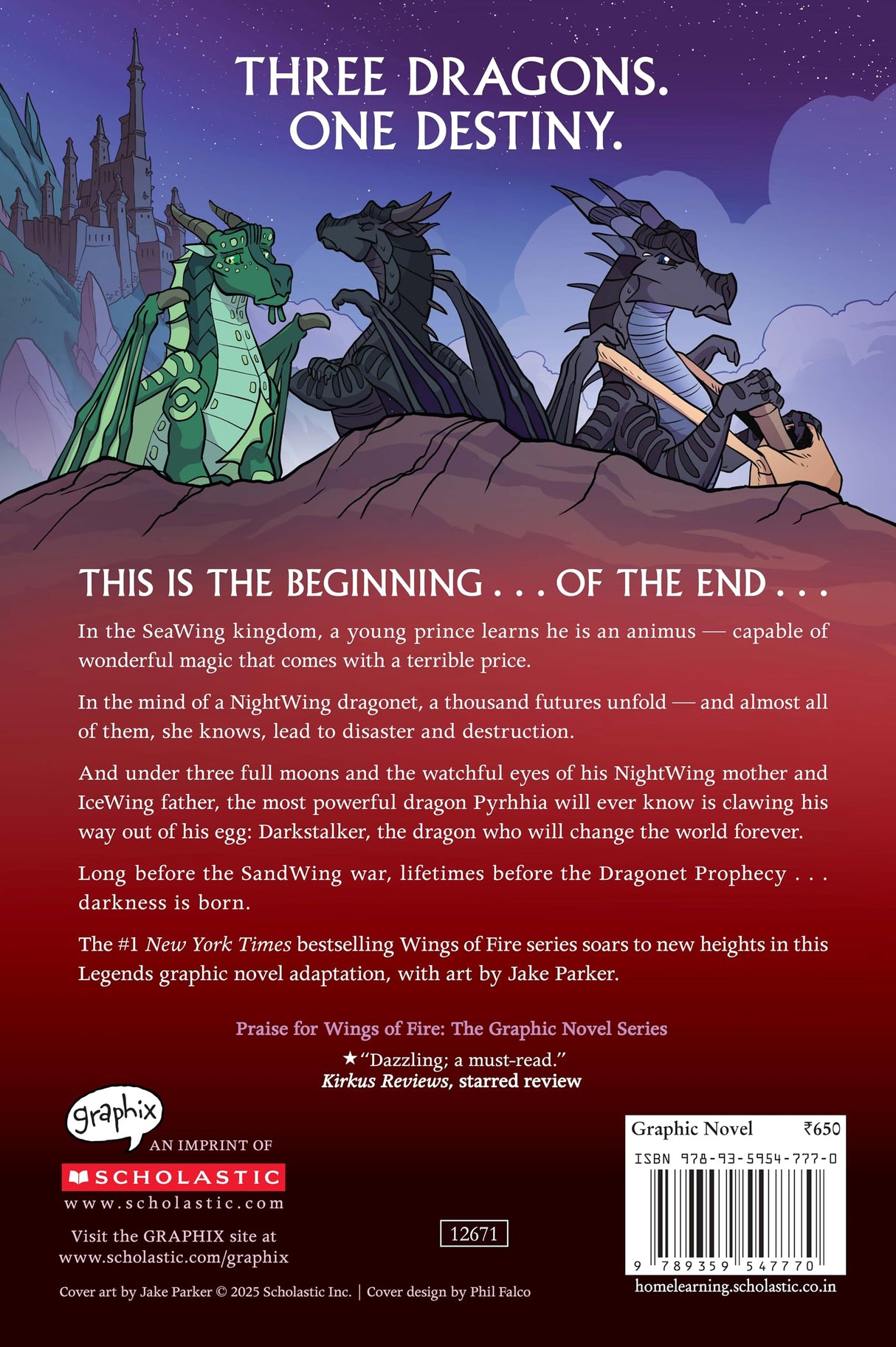 Wings Of Fire Graphic Novel Legends- Darkstalker (Graphix) - Retail Maharaj