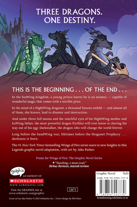 Wings Of Fire Graphic Novel Legends- Darkstalker (Graphix) - Retail Maharaj