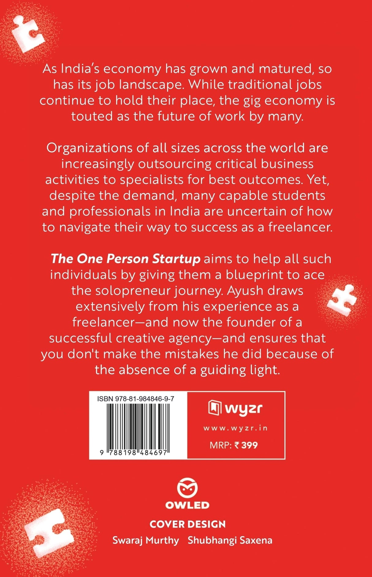 The One Person Startup: A Step-by-Step Guide for Freelance Success - Retail Maharaj