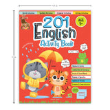 201 English Activity Book: Fun Activities and Grammar Exercises | Alphabet & Words, Rhyming & Opposites | Ages 5–9 | 4+ Hours of Interactive Learning - Retail Maharaj