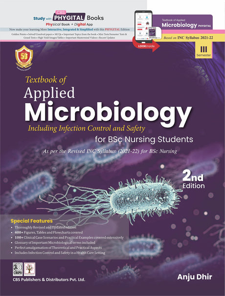 Textbook Of Applied Microbiology Including Infection Control And Safety For Bsc Nursing Students 2Ed (Pb 2025) - Retail Maharaj