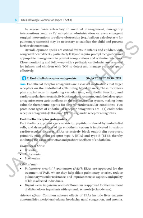 CARDIOLOGY EXAMINATION PAPER FOR DM (CARDIOLOGY) STUDENTS - Retail Maharaj
