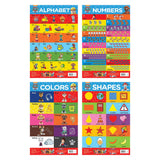 Paw Patrol - My First Early Learning Charts : Learn With Paw Pups (10 Charts - Alphabet, Animals, Birds, Colors, Fruits, Numbers, Opposites, Shapes, Transport, Vegetables) - Retail Maharaj