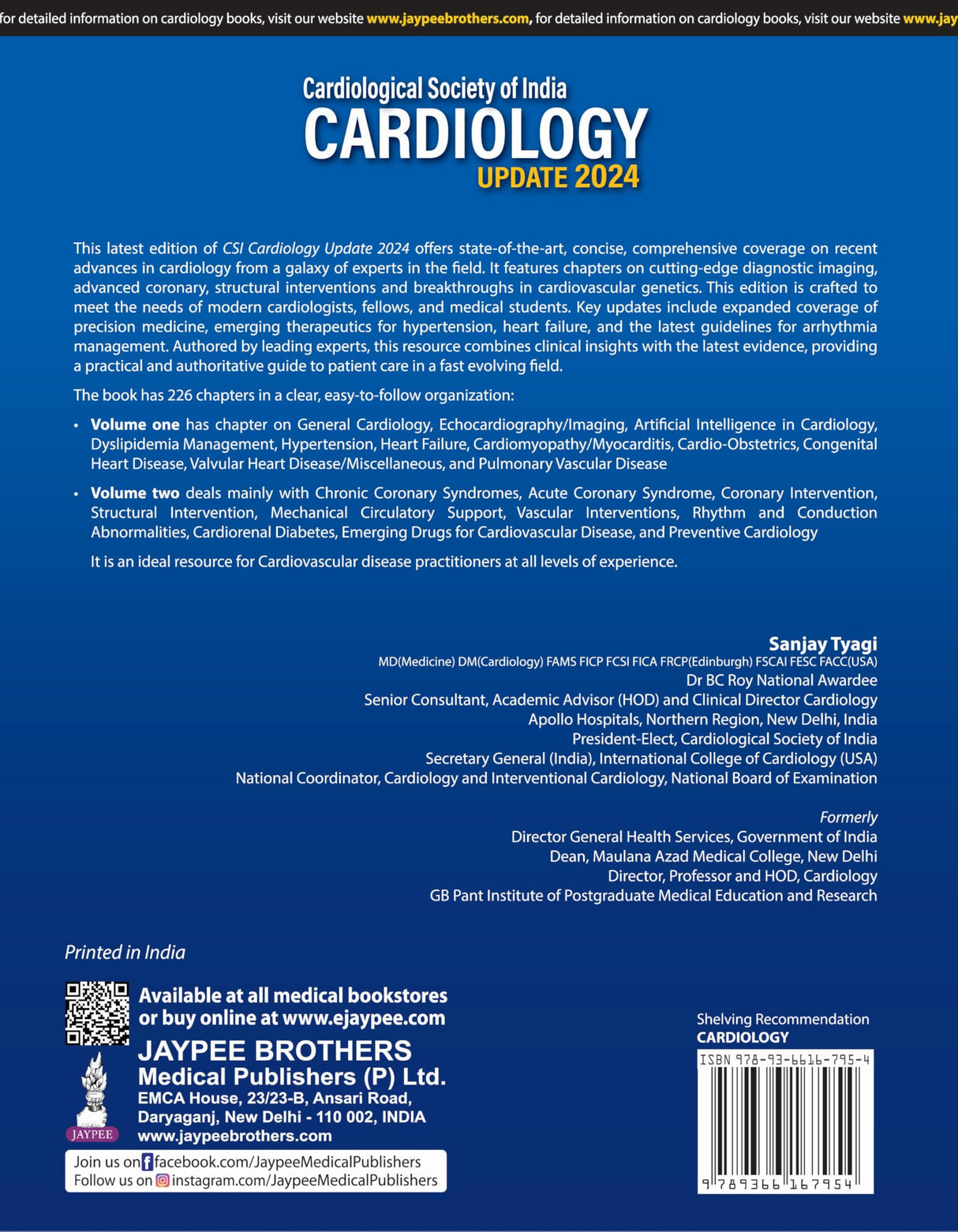 CSI CARDIOLOGY UPDATE 2024 (2 VOLS) - Retail Maharaj