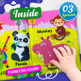 Hello Friend Books Fun With Animals - Cloth Book for Early Learning and Interactive Education - Retail Maharaj