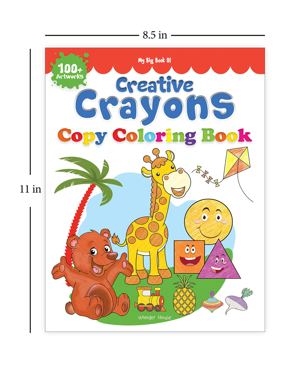 My Big Book of Creative Crayons : A Creative Crayon Copy Colouring Book - Retail Maharaj