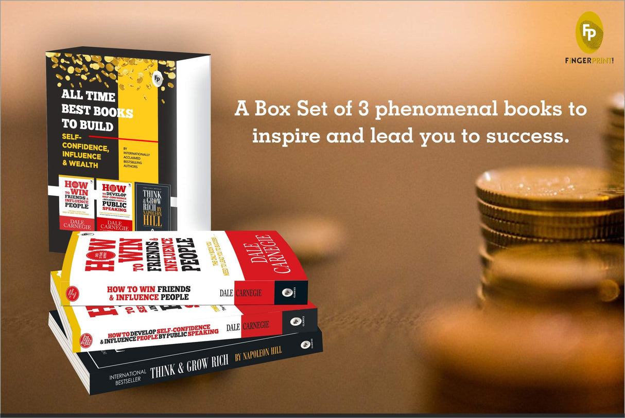 All Time Best Books To Build Self-Confidence, Influence & Wealth (Box Set of 3 Books) - Retail Maharaj