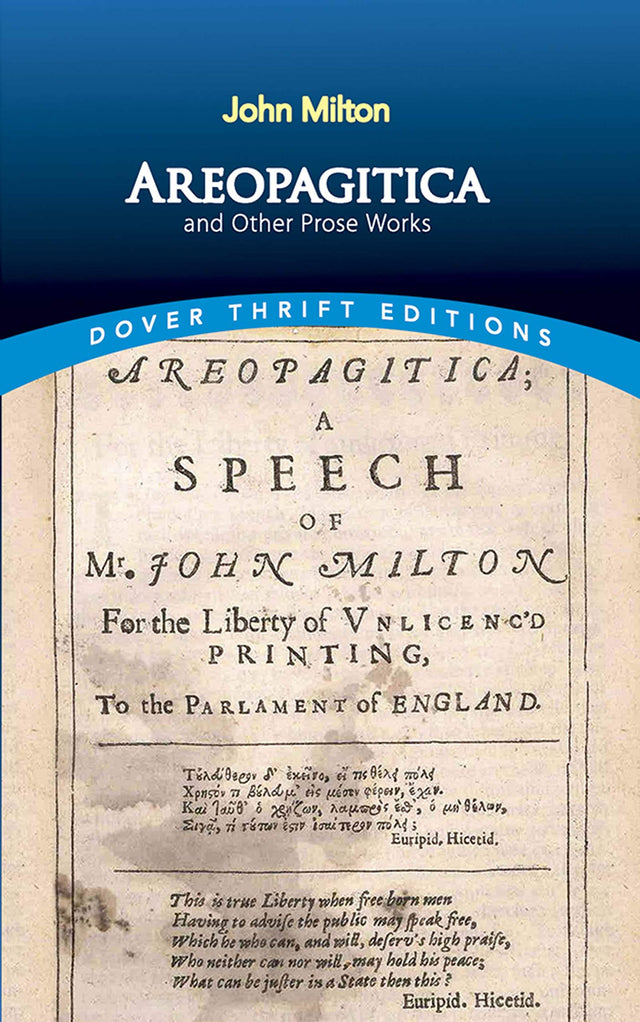 Milton-Areopagitica & Other Prose Works - Retail Maharaj