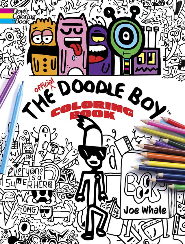 The Official Doodle Boy Coloring Book - Retail Maharaj