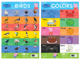 Peppa Pig - My First Early Learning Charts : Learning With Peppa (10 Charts - Alphabet, Animals, Birds, Colors, Fruits, Numbers, Opposites, Shapes, Transport, Vegetables) - Retail Maharaj