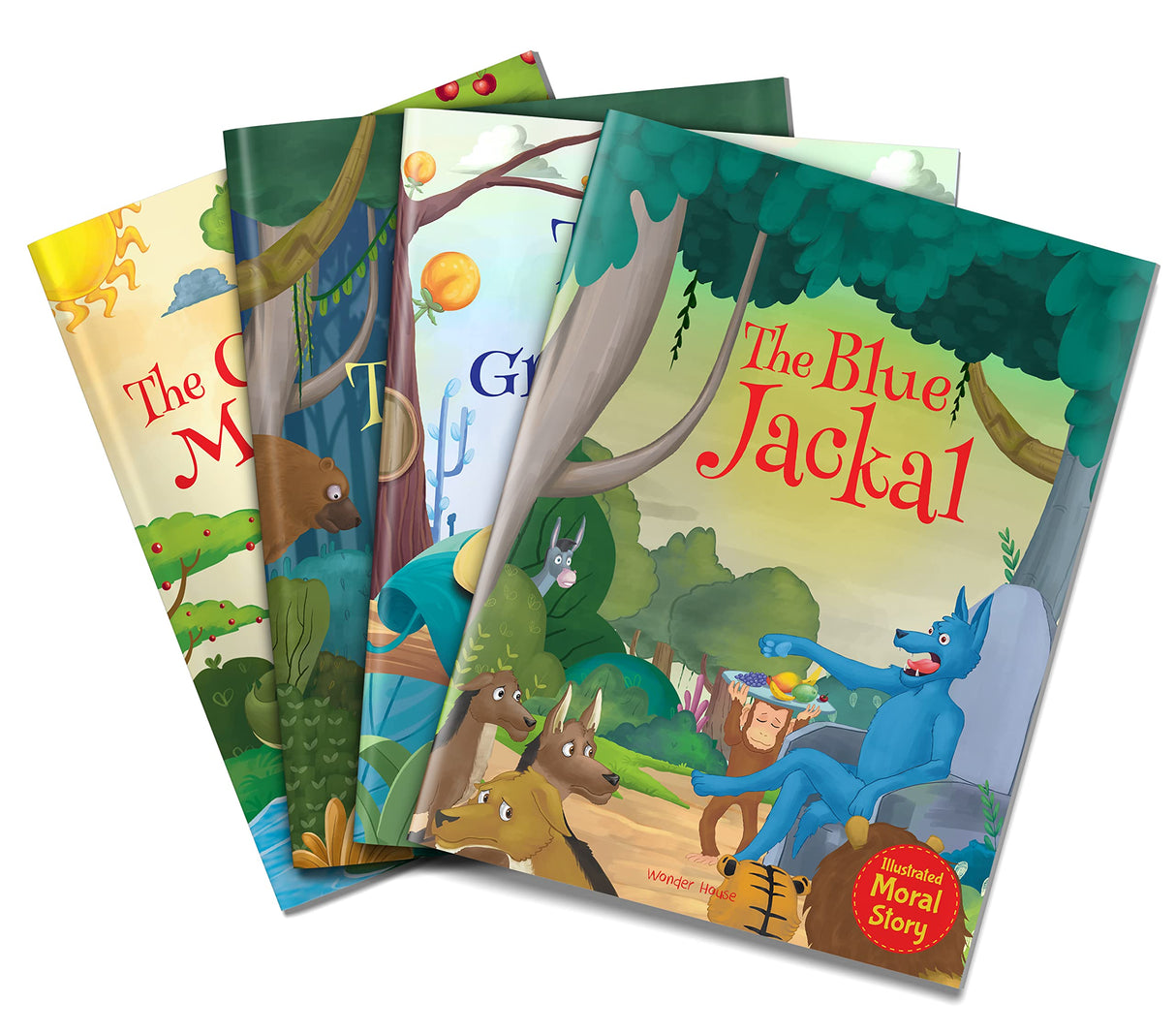 The Blue Jackal - Illustrated Moral Story for Children - Retail Maharaj