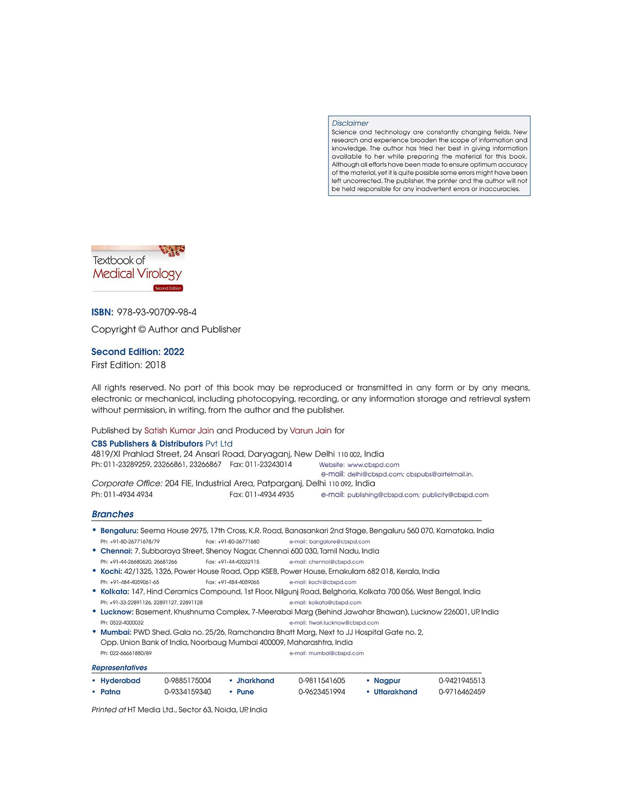 Textbook of Medical Virology - Retail Maharaj