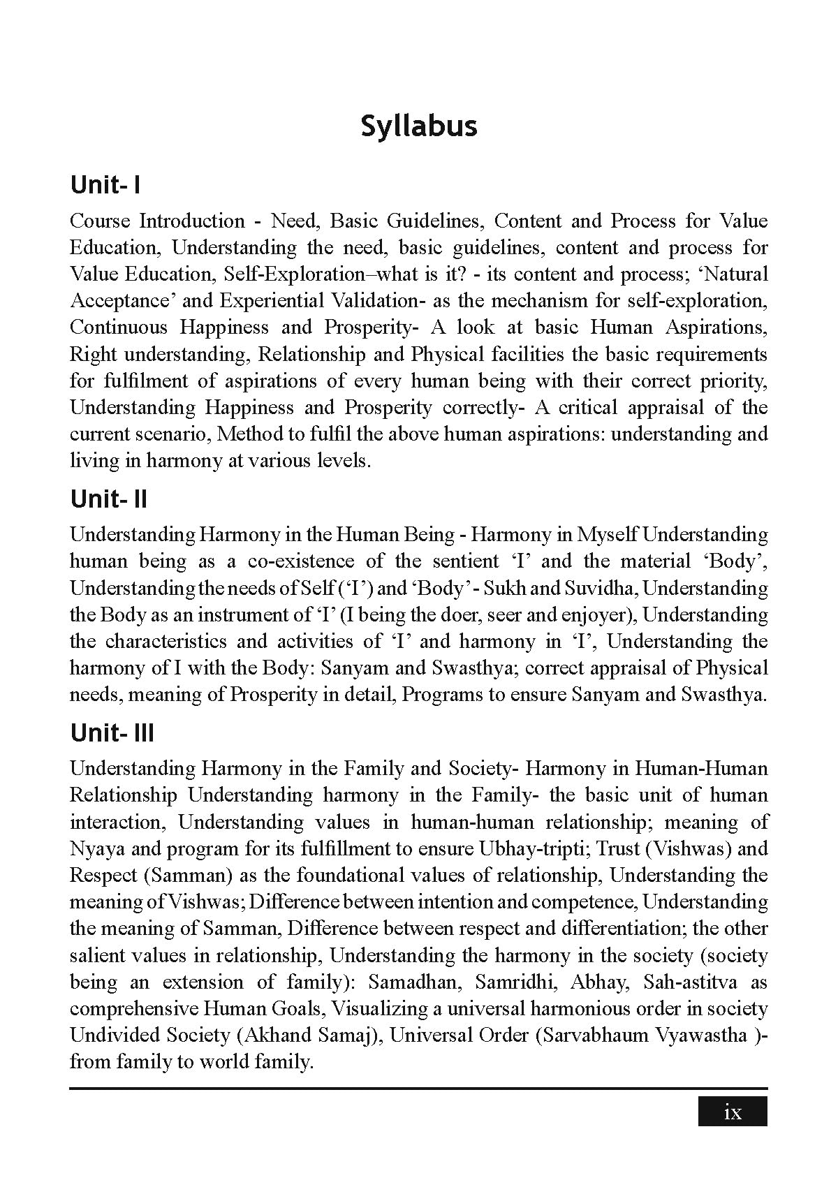 A Textbook of Universal Human Values and Professional Ethics for B.Pharm 3rd Semester (First Edition, 2025) - Retail Maharaj