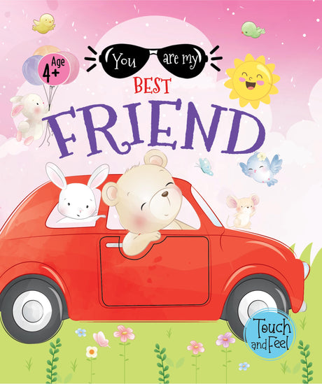 Booktopus Touch and Feel Board Book - You Are My Best Friend Sensory Book for Toddlers - Textured Baby Books for 4+ Years - Interactive Lear - Retail Maharaj