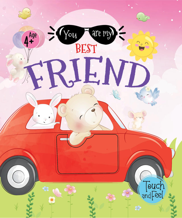 Booktopus Touch and Feel Board Book - You Are My Best Friend Sensory Book for Toddlers - Textured Baby Books for 4+ Years - Interactive Lear - Retail Maharaj