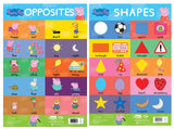 Peppa Pig - My First Early Learning Charts : Learning With Peppa (10 Charts - Alphabet, Animals, Birds, Colors, Fruits, Numbers, Opposites, Shapes, Transport, Vegetables) - Retail Maharaj