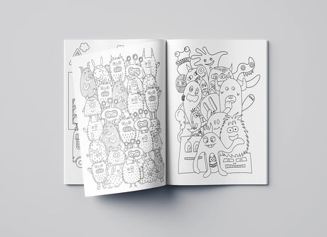 Doodle Coloring For Kids - Blue Edition - Retail Maharaj