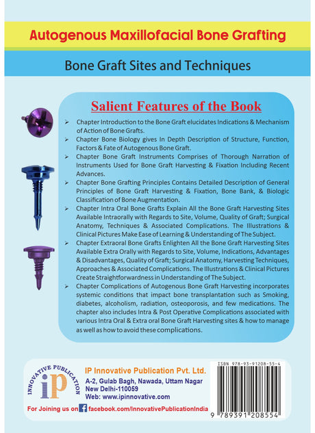Autogenous Maxillofacial Bone Grafting: Bone Graft Sites and Techniques - Retail Maharaj