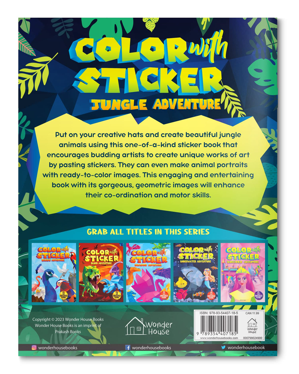 Color with Sticker - Jungle Adventure - Retail Maharaj