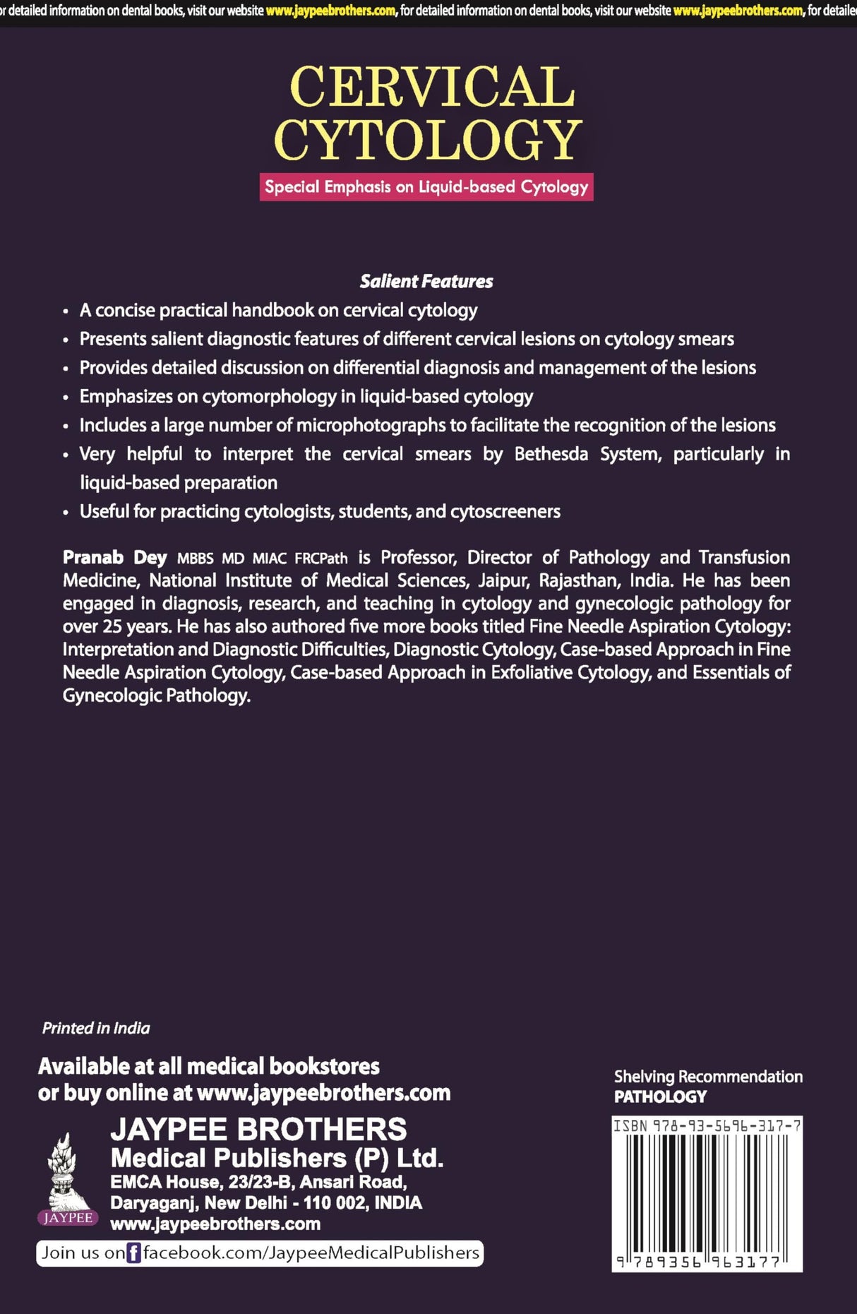 CERVICAL CYTOLOGY: SPECIAL EMPHASIS ON LIQUID-BASED CYTOLOGY - Retail Maharaj