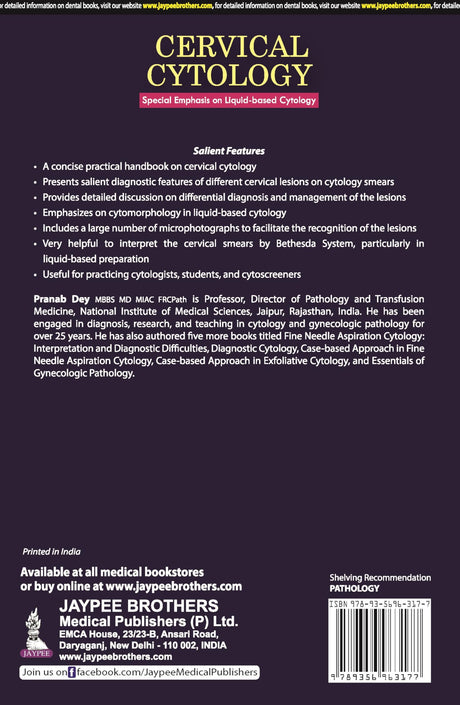 CERVICAL CYTOLOGY: SPECIAL EMPHASIS ON LIQUID-BASED CYTOLOGY - Retail Maharaj