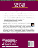 ORTHOPEDIC EXAM REVIEW (A COMPREHENSIVE MANUAL FOR POSTGRADUATES) - Retail Maharaj